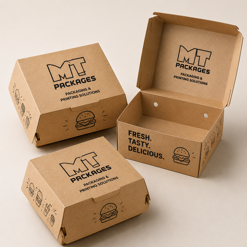KRAFT BURGER BOX