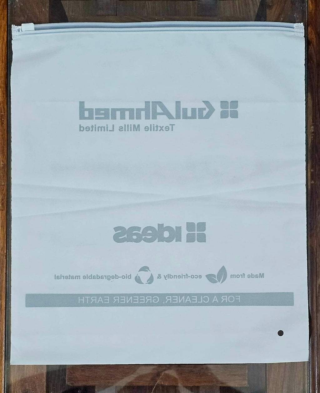 Zip lock garment bags