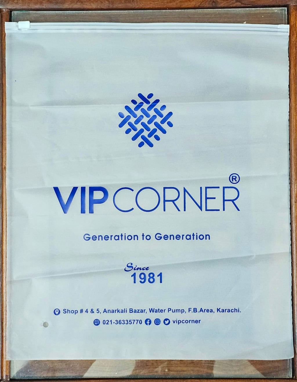 Zip lock garment bags