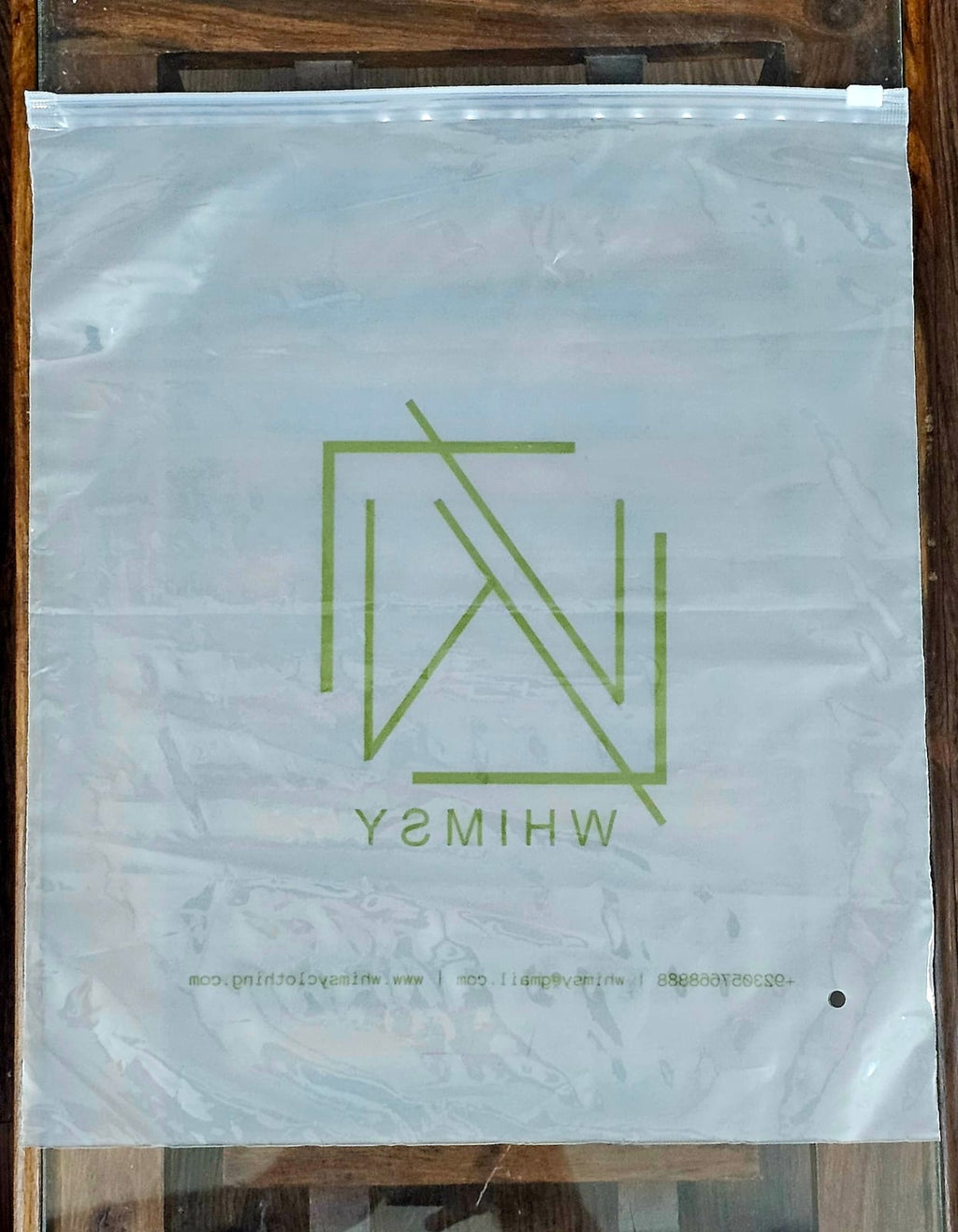 Zip lock garment bags