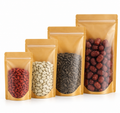 kraft zipper pouch